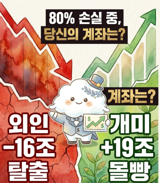  "개미는 왜 늘 당할까?"...19조 베팅 후 손실 본 투자자들이 모르는 딱 하나
