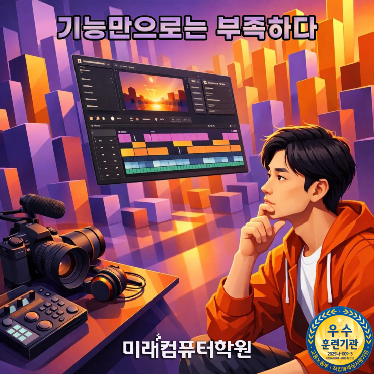   부산 김해 양산 영상편집학원 추천! 프리미어·에프터이펙트·포토샵·일러스트 배우고 유튜브 영상제작·광고디자인 취업까지 (국비지원)