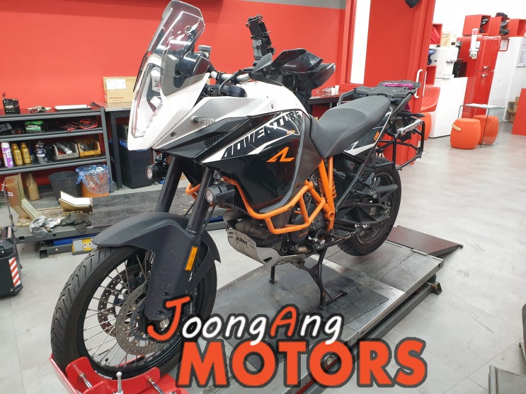  KTM 1190 어드벤처 R EK체인,대기어,소기어 교환, 기본점검, 광명 중앙 오토바이