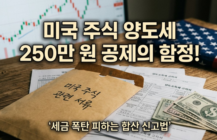  미국 주식 양도세 250만 원 공제의 함정! 증권사 여러 개 쓰면 세금 폭탄?