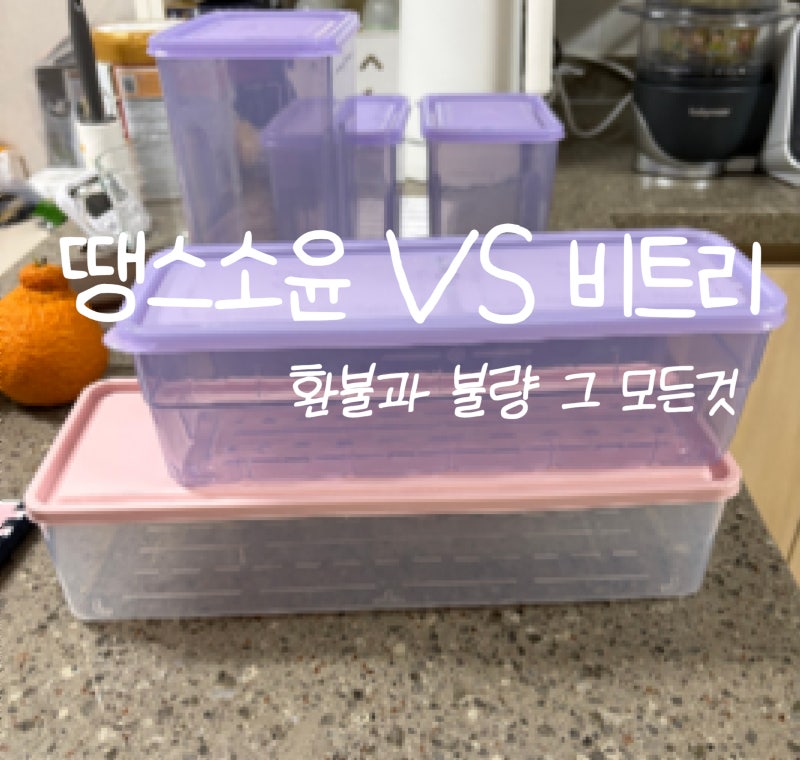 [내돈내산] 비트리 vs 땡스소윤 | 비트리환불 /땡스소윤불량 | 이유식 냉동용기 추천