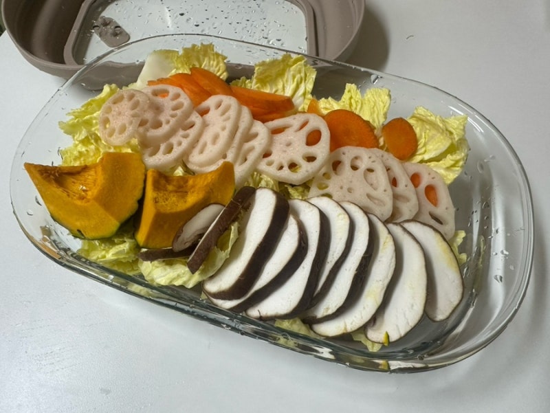 전자레인지 전용 락앤락 유리+실리콘 찜기 1.6L 리뷰(크기 비교 사진⭕️)