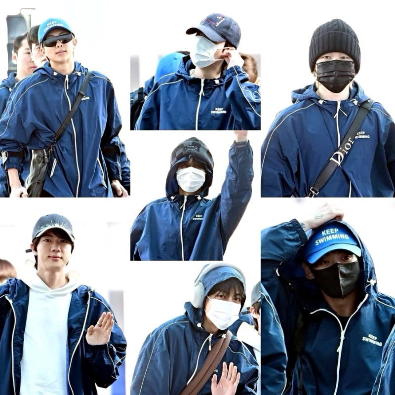 BTS 광화문 8만 운집 후 12시간 만에 출국? 뉴욕행 공항패션 전격 해부!