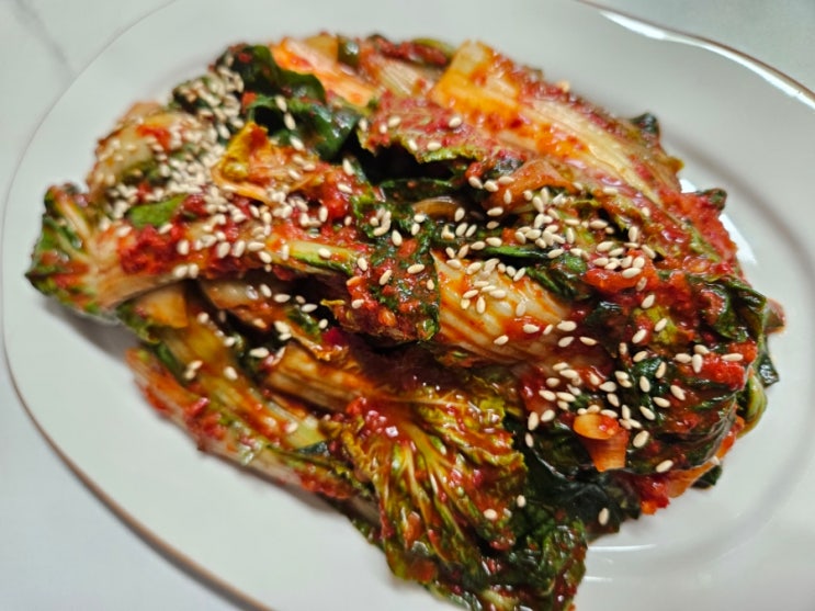  산들바람식품 얼갈이김치 김치추천