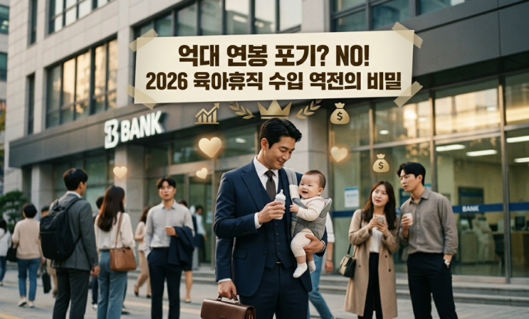  "오히려 이득?" 2026년 아빠 육아휴직 보너스제와 고소득자 절세 전략 총정리