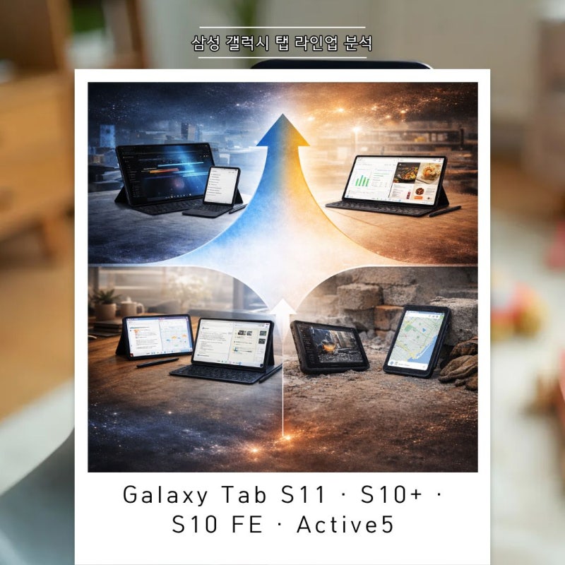 2026 삼성 갤럭시 탭 전 라인업 완벽 정리 - Galaxy Tab S11 · S10+ · S10 FE · Active5