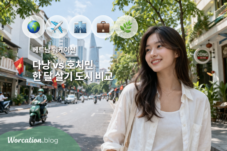  베트남 워케이션 - 다낭 vs 호치민, 한 달 살기 도시 비교