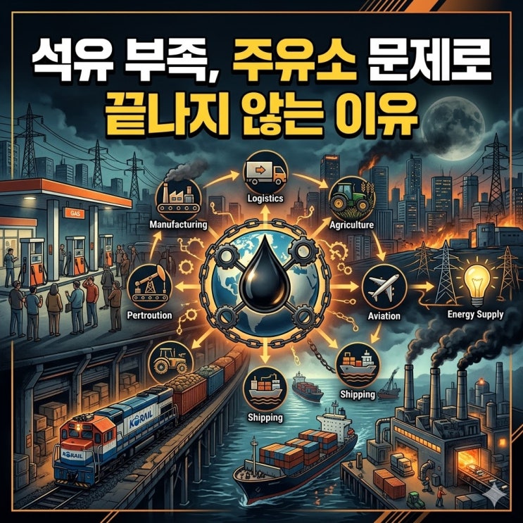  석유 부족, 주유소 문제로 끝나지 않는 이유