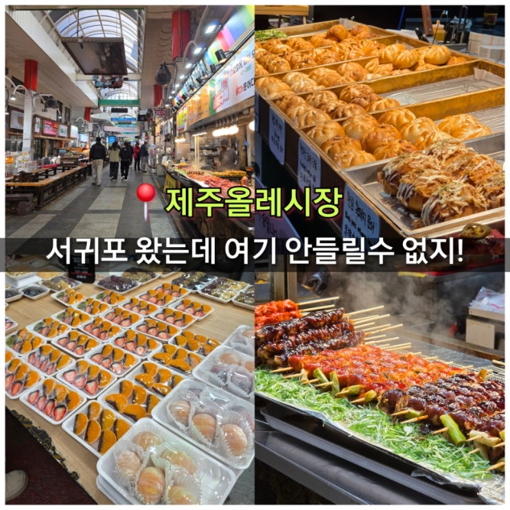  제주도 여행 코스 서귀포 매일 올레시장 야시장 주차 먹거리