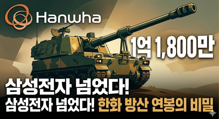  "삼성전자보다 많이 번다더니"...한화 방산3사, 연봉 1억 돌파 후 생긴 반전