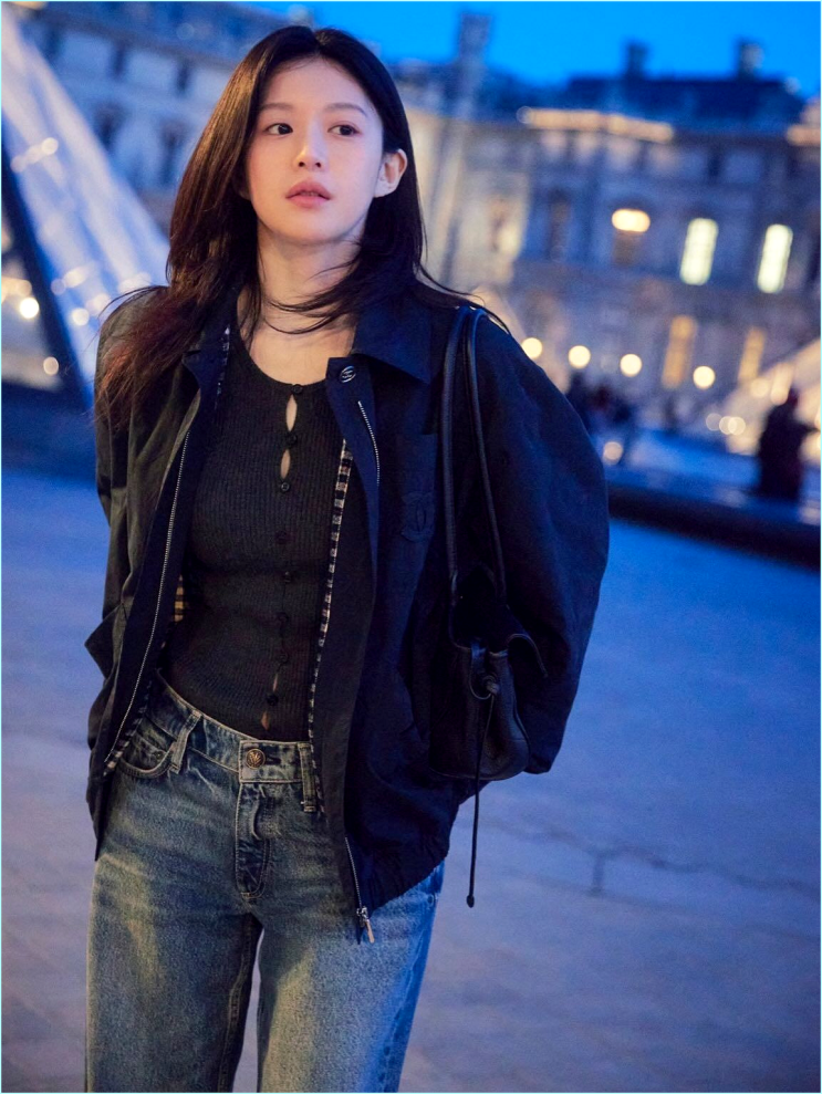  "다들 스키니 버렸네?" 고윤정·지효 배기진 코디, 26년 봄 출근룩 종결