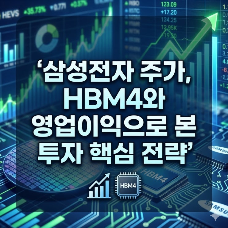  삼성전자 주가, HBM4와 영업이익으로 본 투자 핵심 전략