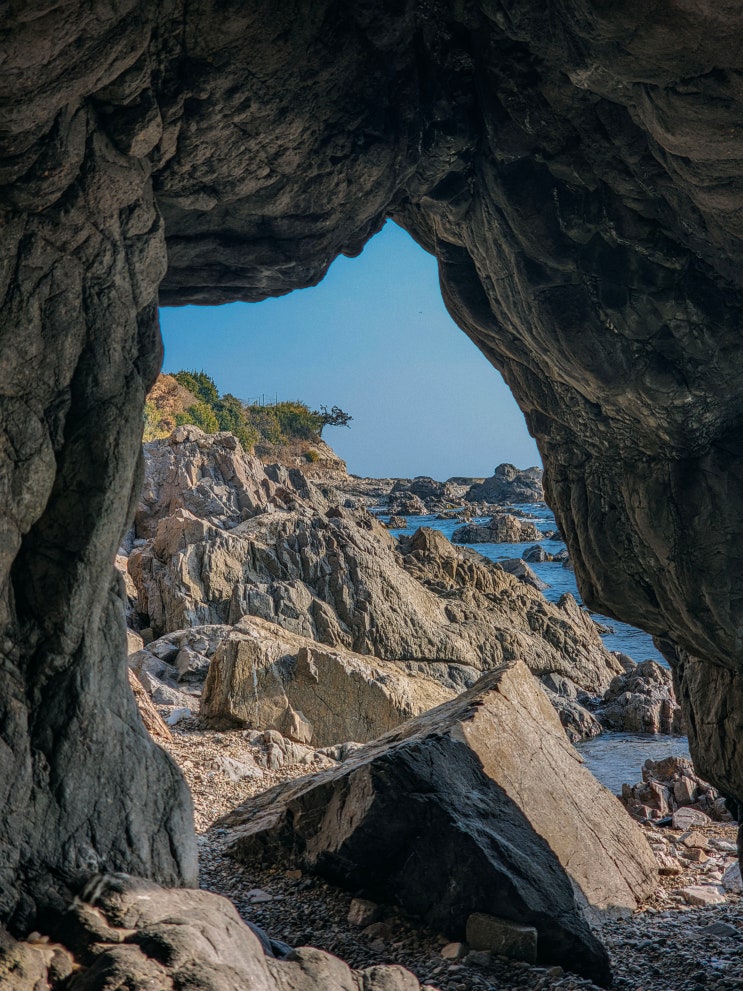  경주 감포 가볼만한곳, 전촌용굴(주차장, 가는법, 단용굴)