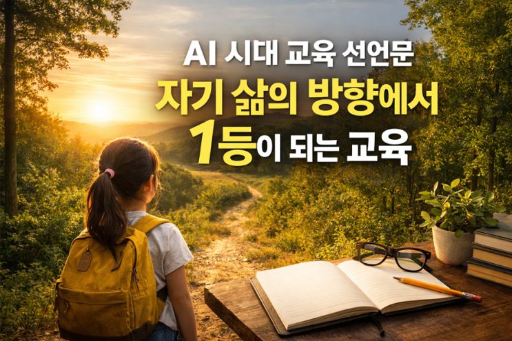  AI 시대 교육 선언문 - 자기 삶의 방향에서 1등이 되는 교육 | 문화예술교육 7회 《10만 독자》와 함께한 늦봄(晩春) 박상열 작가