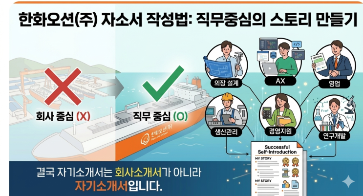  한화오션(주) 자소서 작성법, 2026 상반기 공채 꼭 알아야 할 핵심
