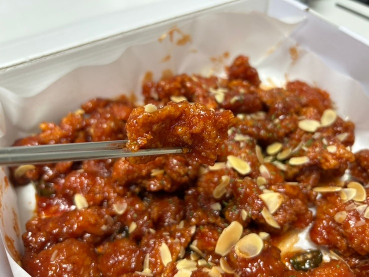 만석닭강정 택배 주문방법 후기 +보관방법