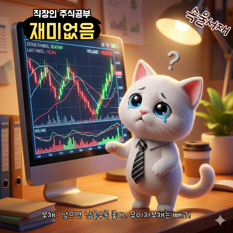  003. 부채, 없으면 없을수록 좋다. 무이자부채는 빼고!