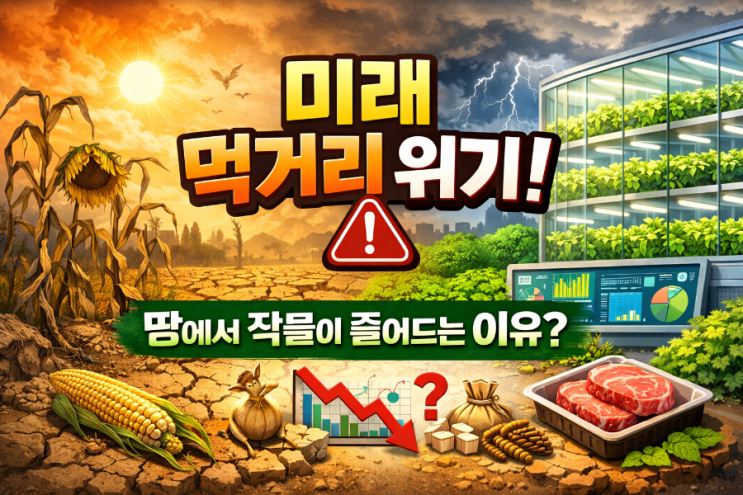   미래 먹거리 위기, 이미 시작되었습니다 – 땅에서 작물이 줄어드는 이유와 대응 전략