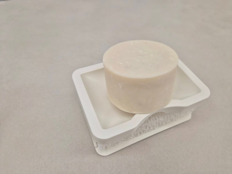[다이소 추천템] 비누받침만 샀는데 청소가 쉬워졌다고? 다이소 스펀지 수납함 & 베이킹소다 ....