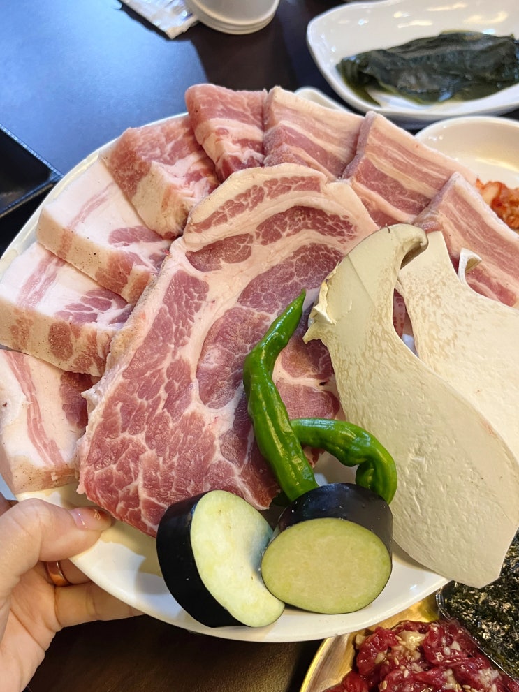 구미 복개천 맛집 송정동 고깃집 아이랑 가족외식 육미식당