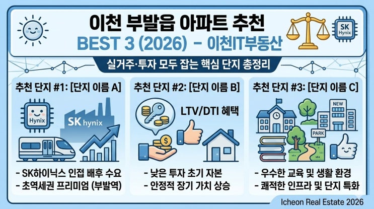  “2026년 이천 부발읍 아파트 BEST 3! 실거주+투자 완벽 가이드”
