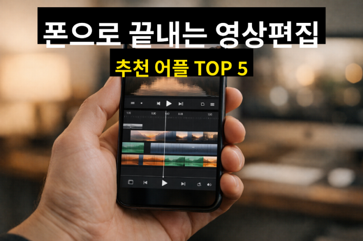  네이버 클립 영상 편집 앱 추천 TOP 5 | 폰으로 숏폼 만들기