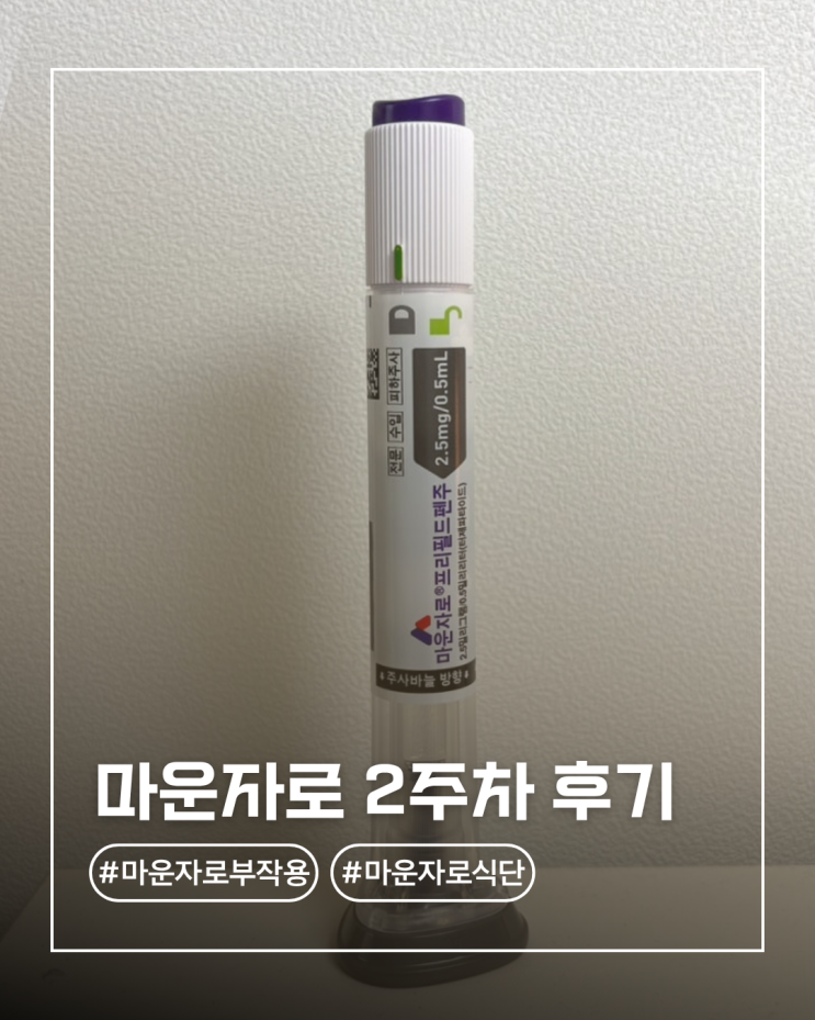  마운자로 2주차 후기... 살은 빠졌는데 근육 날아감
