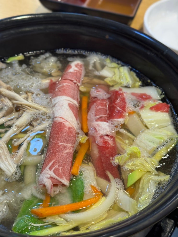  검암역 맛집 점심을 책임지는 샤브칼국수 청천국수 검암점