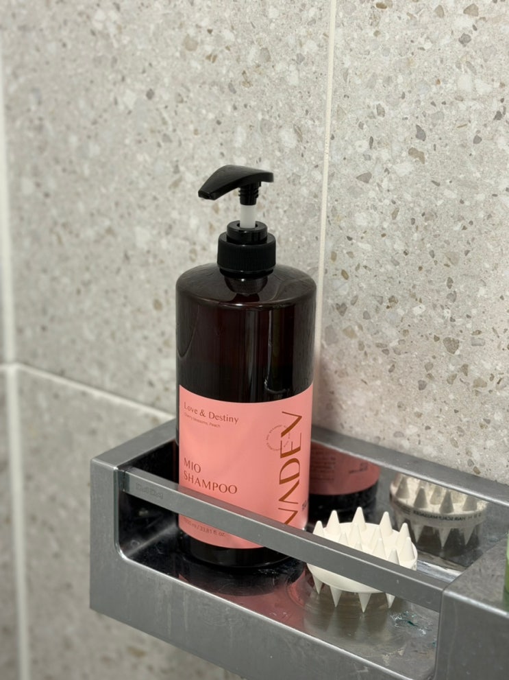  미용실 두피샴푸 추천 바디브 미오샴푸 러브&데스티니 1000ml 대용량 후기