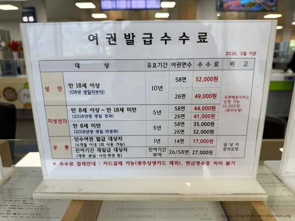 [정보] 광주광역시 북구 여권 발급 / 미성년자 여권 발급 / 방문 시 여권 신청 절차&준비물