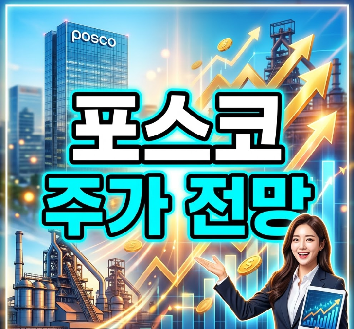 "철강 경기 회복" POSCO <b>포스코홀딩스</b> 주가 전망 60만원 신호... 