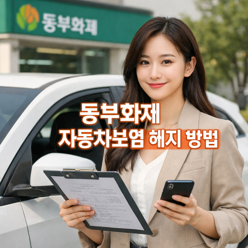 동부화재 자동차보험 해지 방법 – 온라인·전화 절차와 환급금 조회