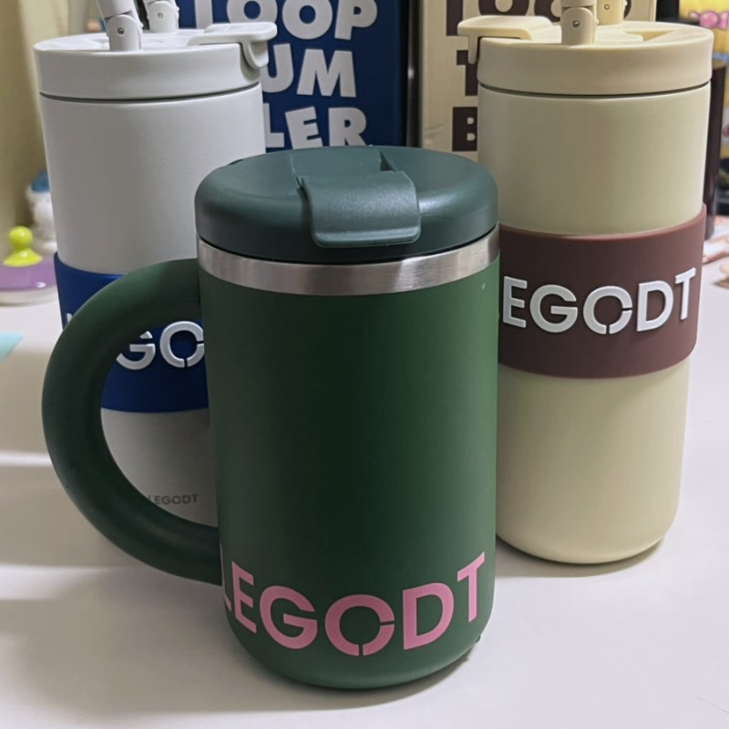 LEGODT 레고트 루프 텀블러 핸디, 루프 텀블러 멀티 후기(그린, 라이트그레이, 버터크림)_내돈....