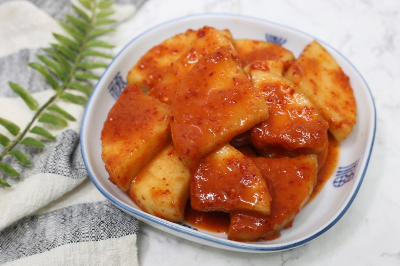 무우 석박지 담그기 국밥집 깍두기 그 맛 레시피