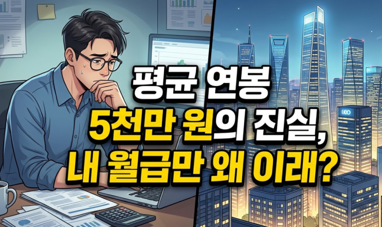  평균 연봉 5천만 원 돌파! "왜 내 월급만 그대로일까?" 소외감 드는 진짜 이유