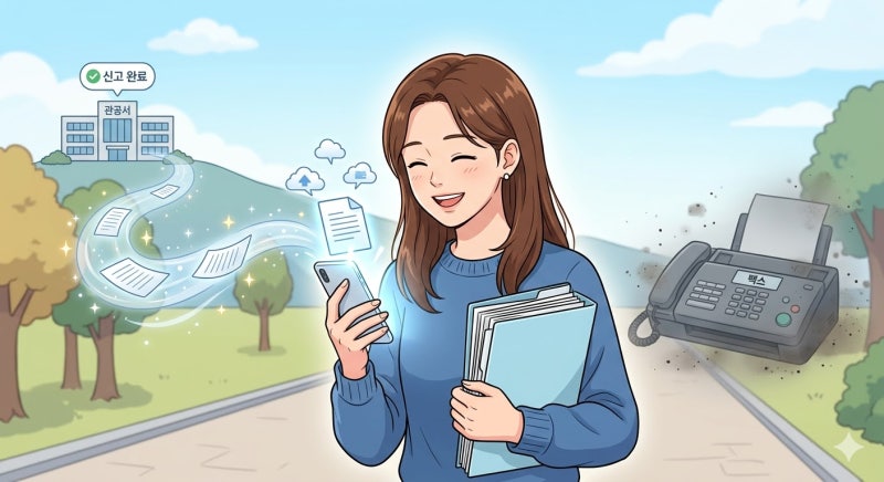 모바일 팩스 무료 보내기 앱으로 서류 0원 전송하는 법