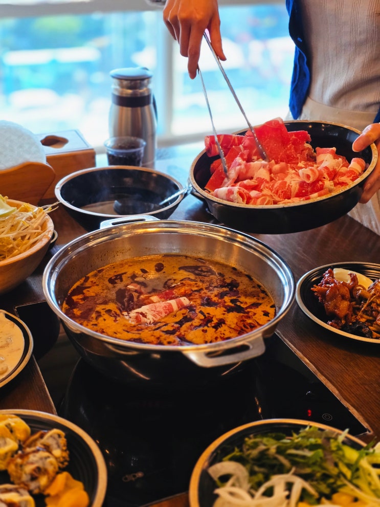 여수시청 근처 맛집 갈만한곳 여수 시청 샤브샤브 무한리필 통큰샤브