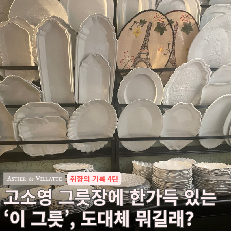 셀럽들의 SNS에서 자꾸 보이던 그 그릇 '아스티에 드 빌라트', 뭐길래?