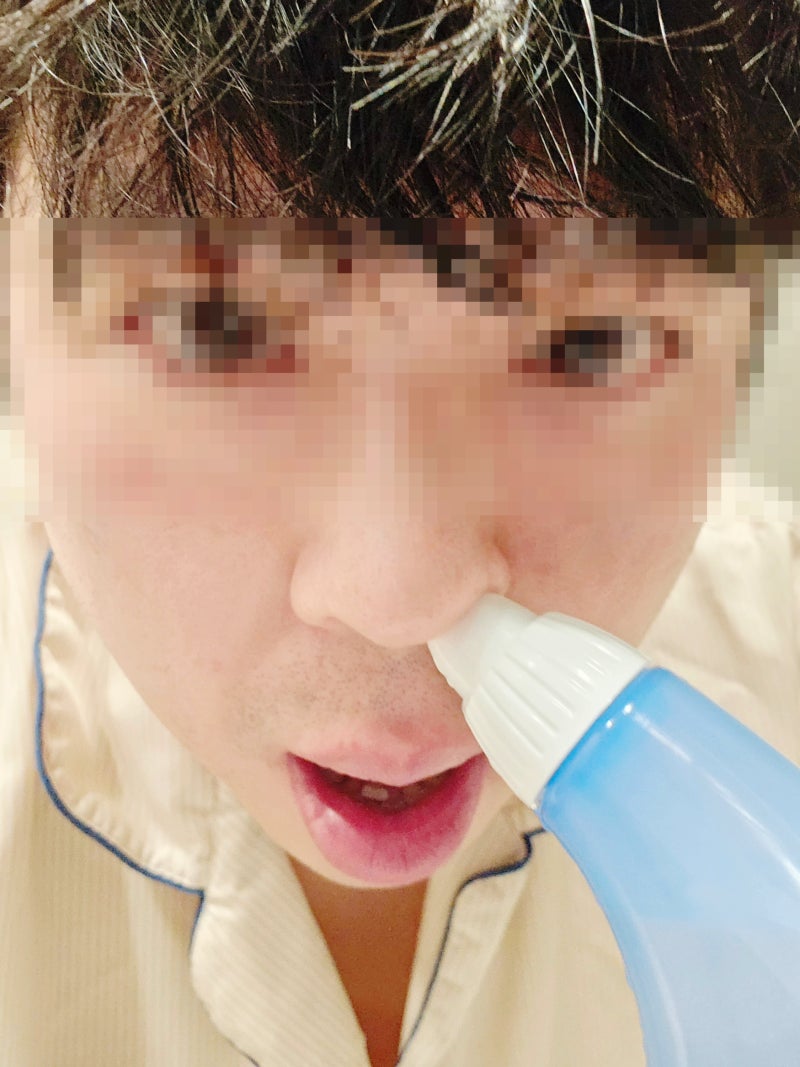 비염 코 막혔을 때 노즈큐어 코 세척기 세정기 키트 분말 사용방법 및 후기
