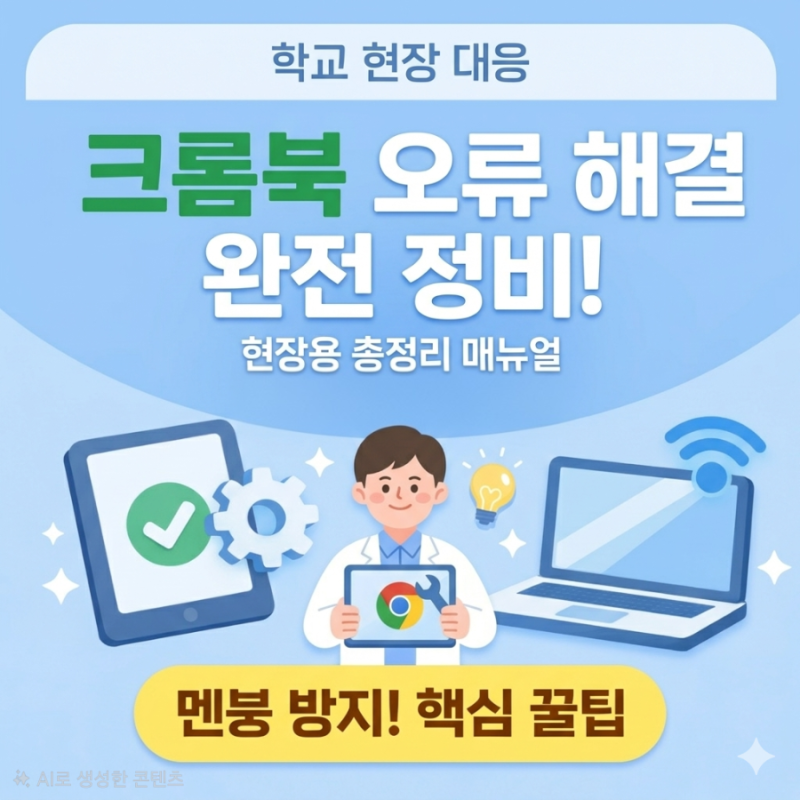크롬북 오류 발생 시 대응 매뉴얼 (현장용 총정리)