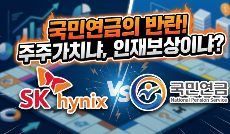  국민연금의 반란? SK하이닉스 주총 '자사주 반대' 던진 진짜 이유