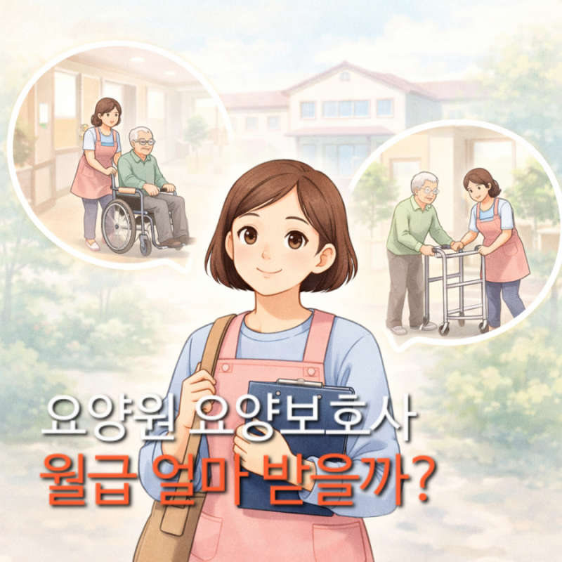 요양원 요양보호사 월급 얼마? 현실 급여 정리