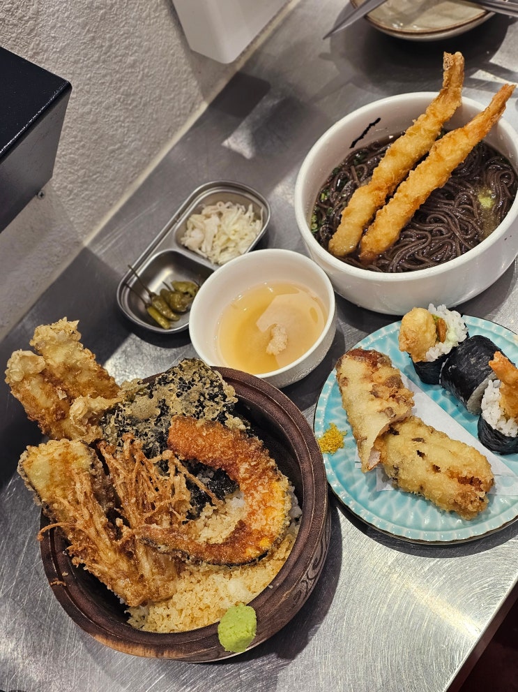 제주 구남동맛집 '부온텐동' 냉소바와 바삭한 은갈치텐동의 꿀조합
