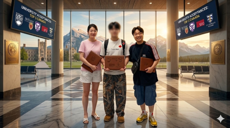 옥동자 아들, 정시후 군 캐나다 명문대 5곳 동시 합격 대기록!