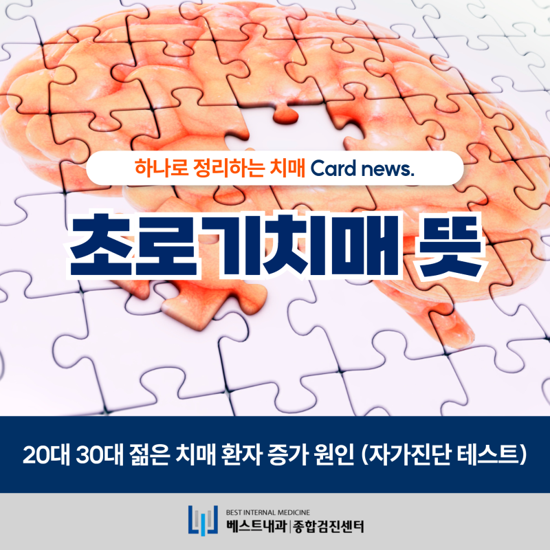 초로기치매 뜻 20대 30대 젊은 치매 환자 증가 원인 (자가 진단 테스트)