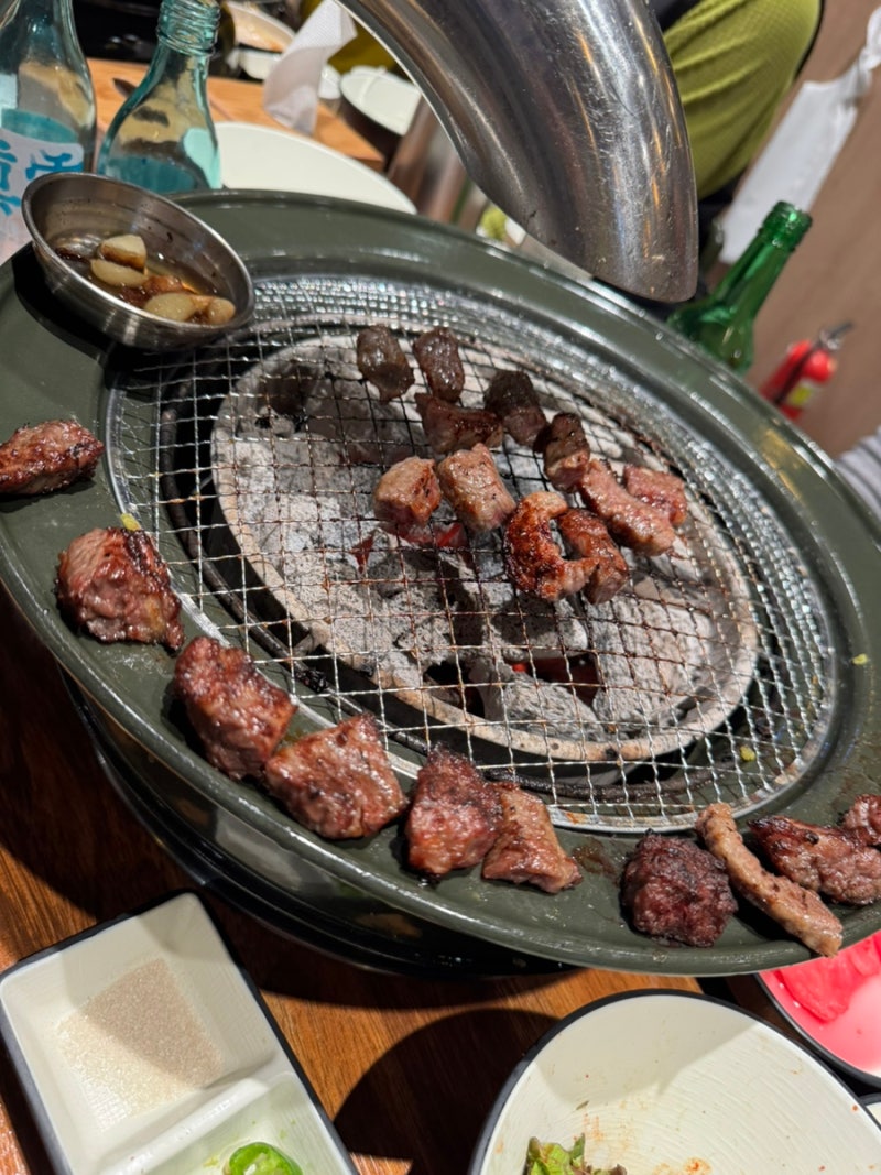 [담가화로구이 중리동] 큐브 소고기_드라마 나오는 그 매장