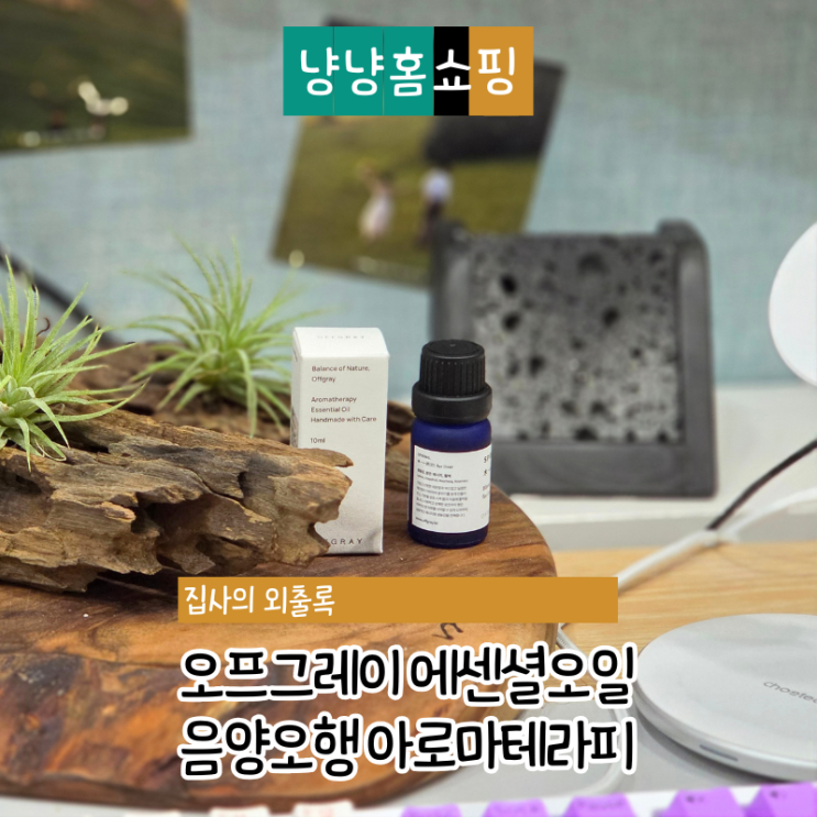  오프그레이 에센셜오일 추천 스프링 향 후기 음양오행 아로마테라피
