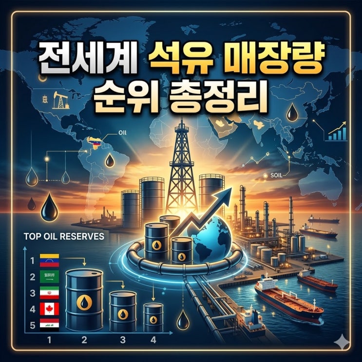  '베네수엘라가 1위, 이란 3위?' 전세계 석유 매장량 순위 총정리