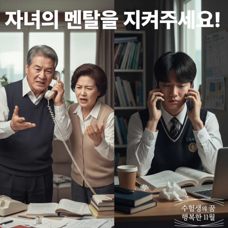  모의고사 성적 부모님 기대 수험생 자녀의 현실 차분한 수능 준비 위해 아이들 멘탈을 지켜주세요