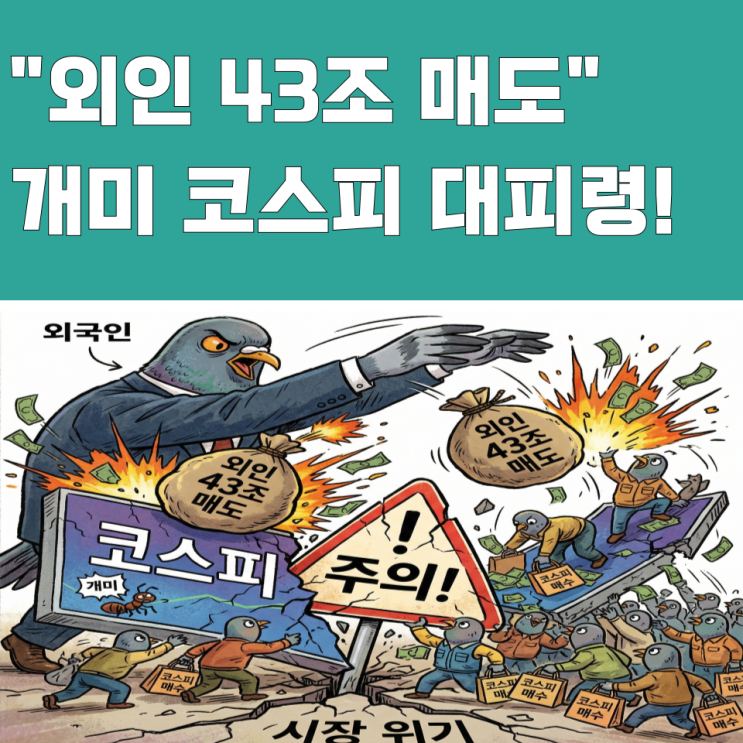  "외인 43조 매도" 코스피 나홀로 산 개미 주의할 점은